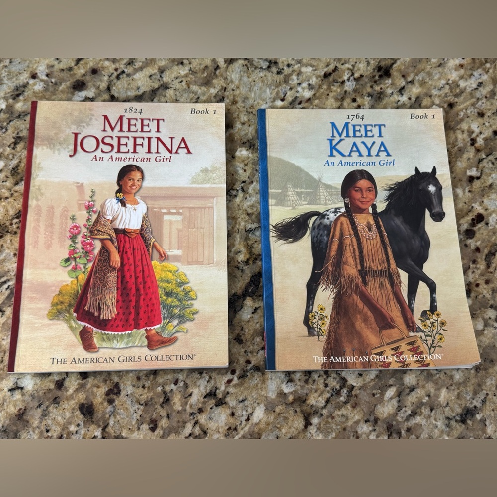 Meet Josefina & Meet Kaya American Girl Book Set / Good Condition